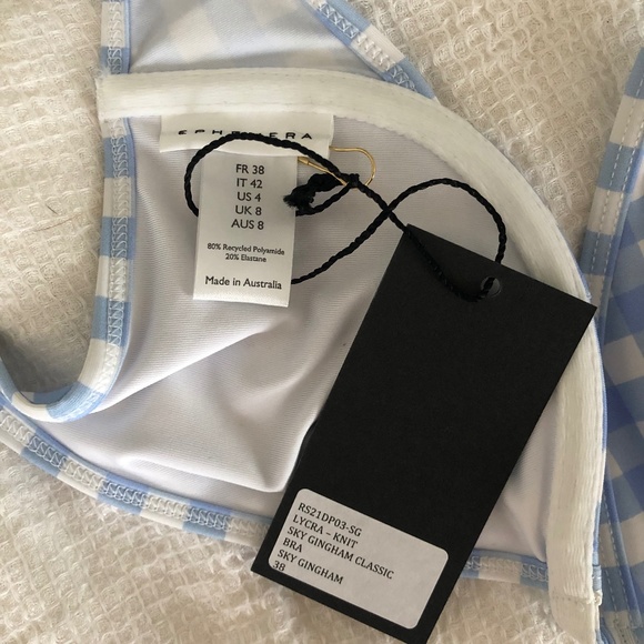 Ephemera Sky Gingham Bikini - Picture 3 of 5